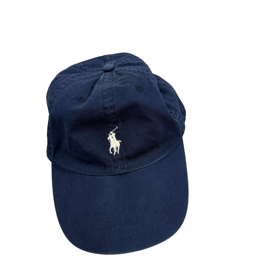 Polo Ralph Lauren Hat Mens OSFA Navy Blue Pony Logo Baseball Cap Adjustable